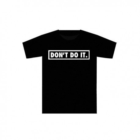 Camiseta CONSOLIDATED Don't do it negra