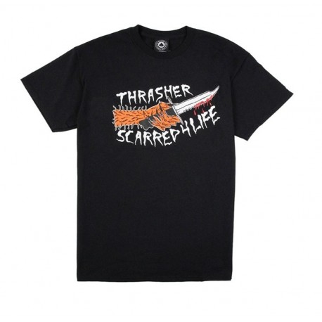Camiseta THRASHER NeckFace Scarred